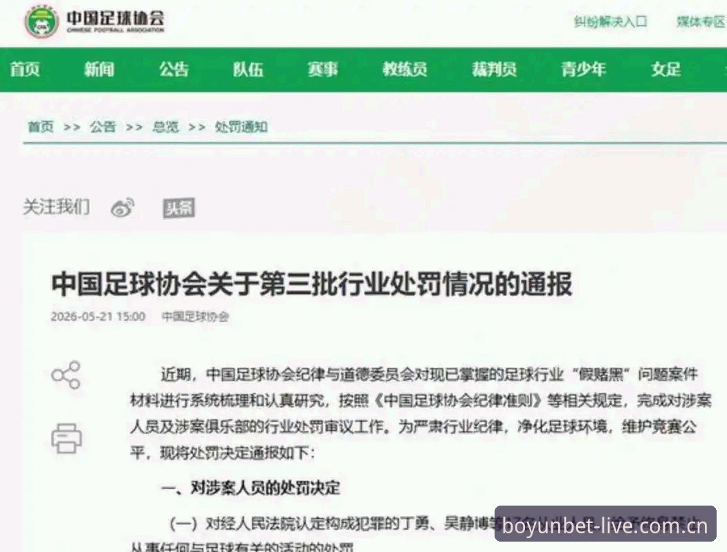 足协第三批禁足名单最新动态：17人终身禁足、48人禁足五年或以下，博云体育手机版使用技巧助你高效梳理